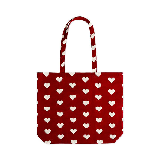 Tote Bag Heavy Heart Print