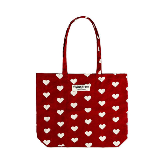 Tote Bag Heavy Heart Print