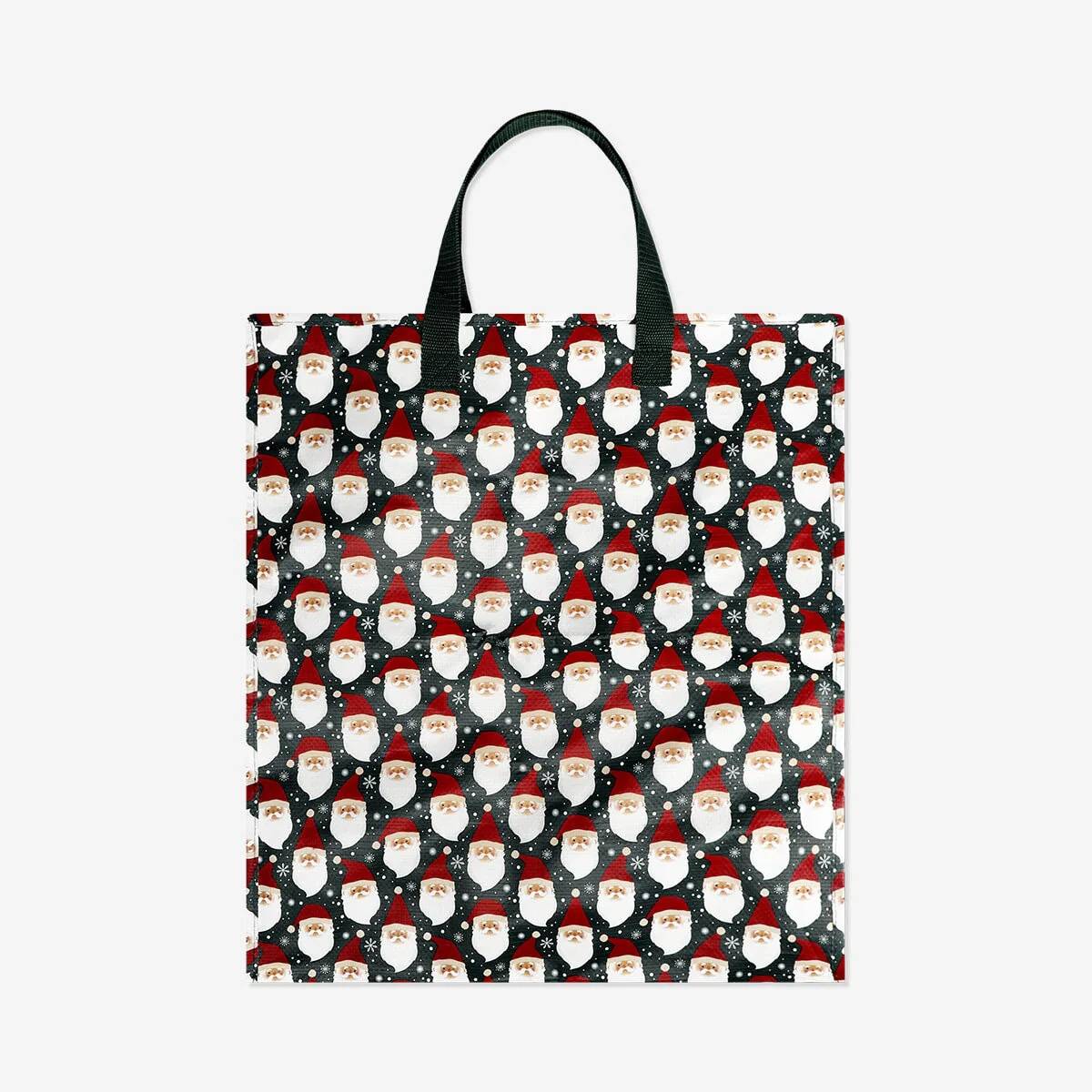 Bag Pp With Zipper Santa Aop