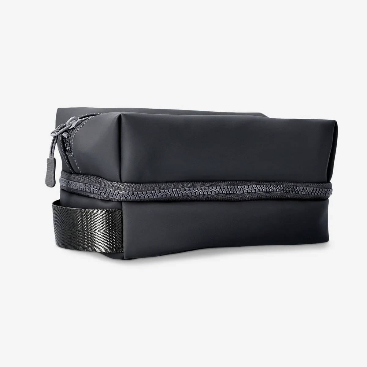 Toiletry Bag Matte Pu W 2 Compartments M