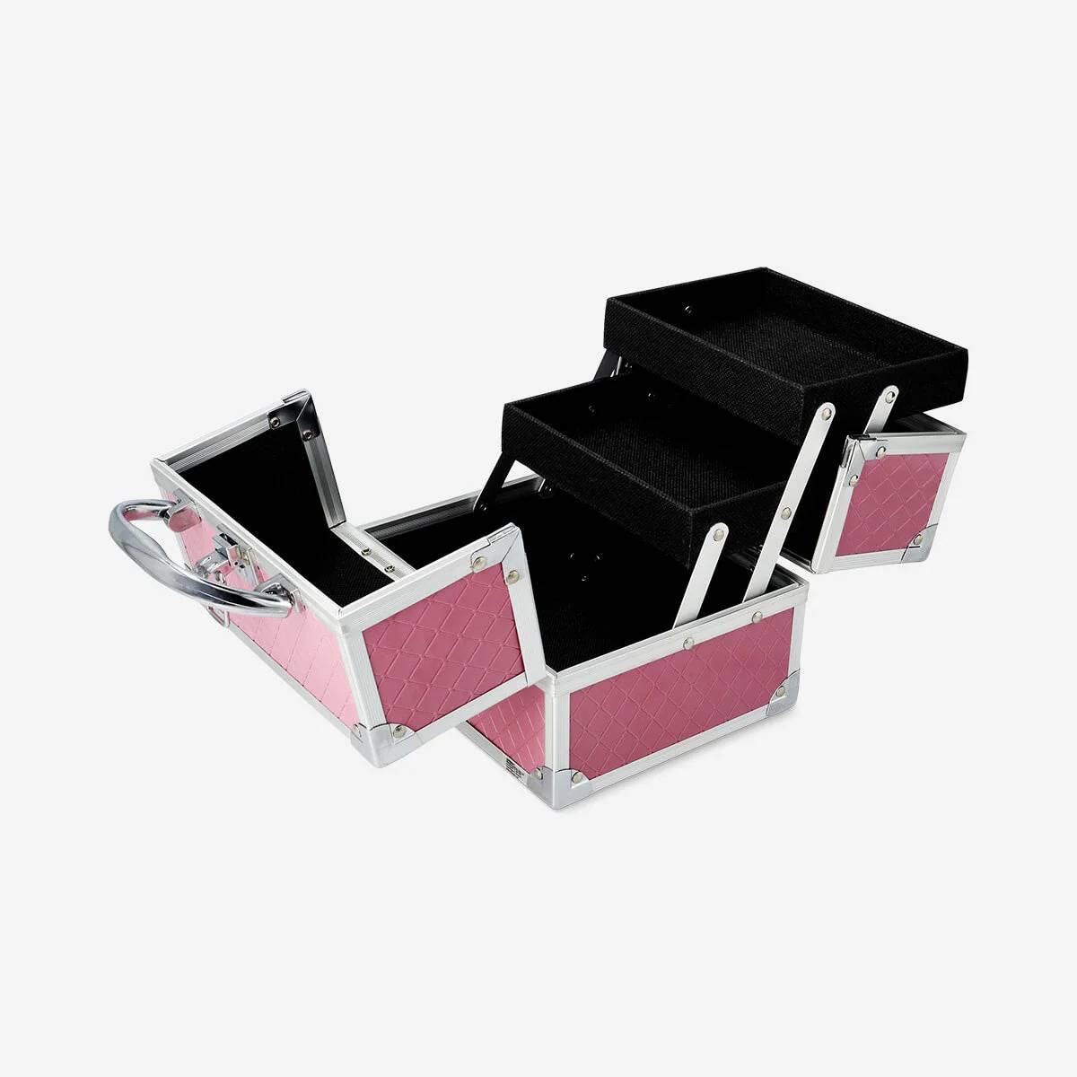 Beauty Box Suitcase W Ladder Divider