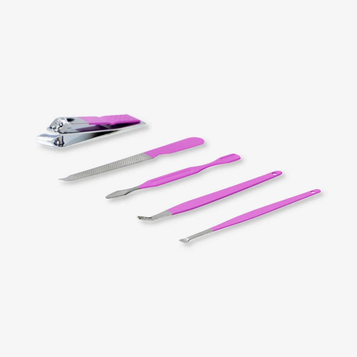 Manicure Kit Transparent In Mini Suitcas