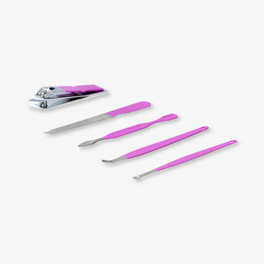 Manicure Kit Transparent In Mini Suitcas