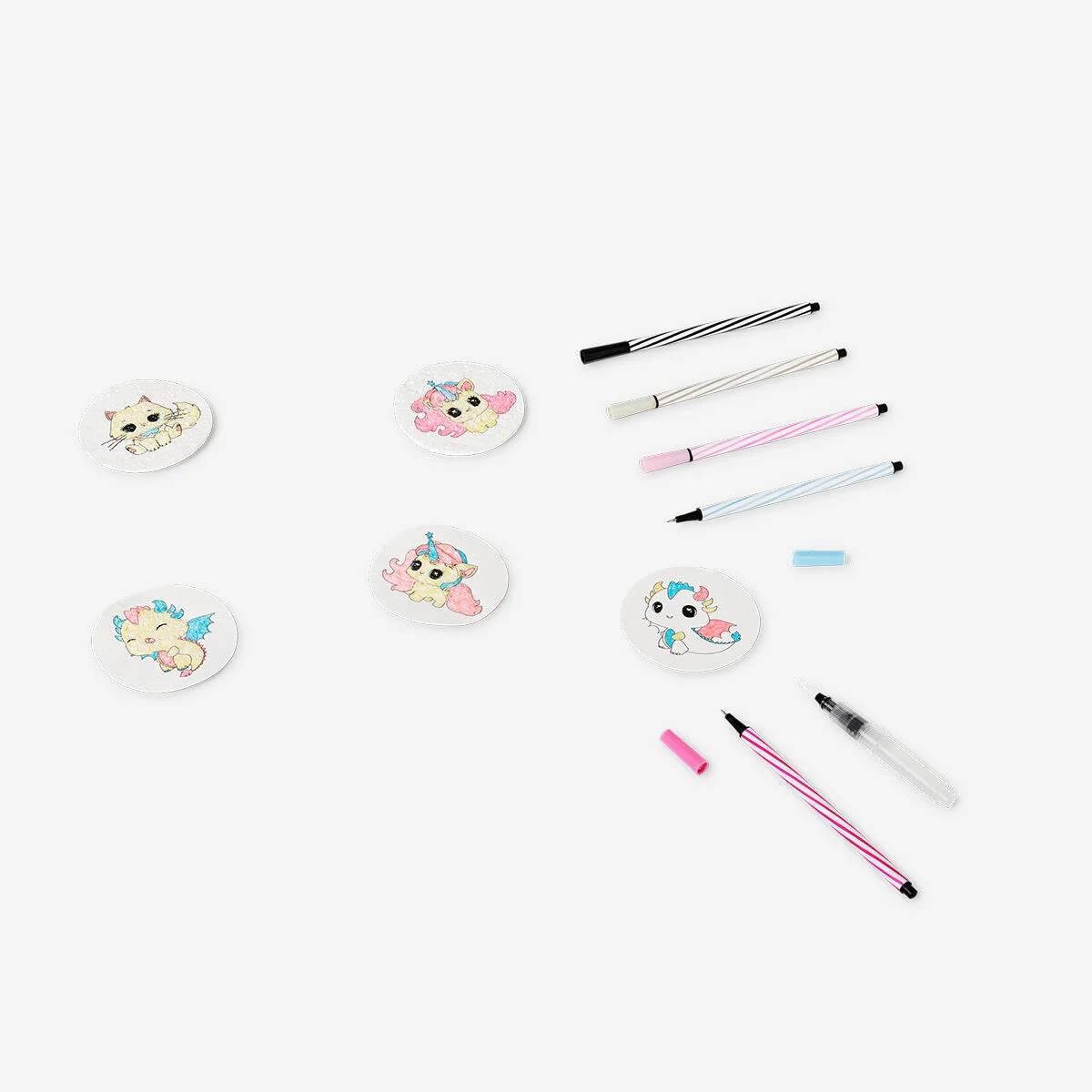 Paint Your Own Figures W 3D Effect