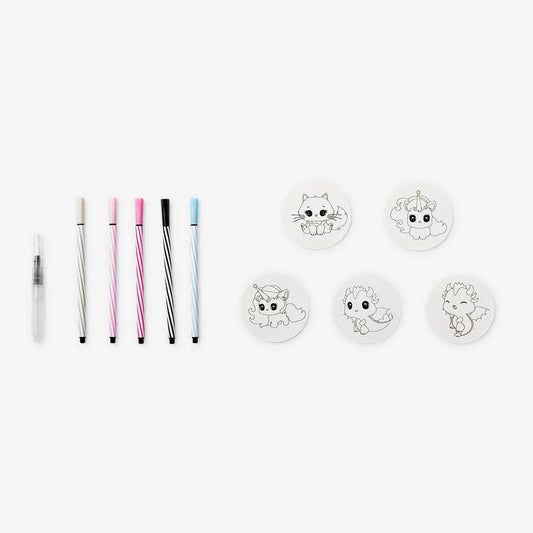 Paint Your Own Figures W 3D Effect