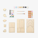 Paint Your Own Pet House W Figures