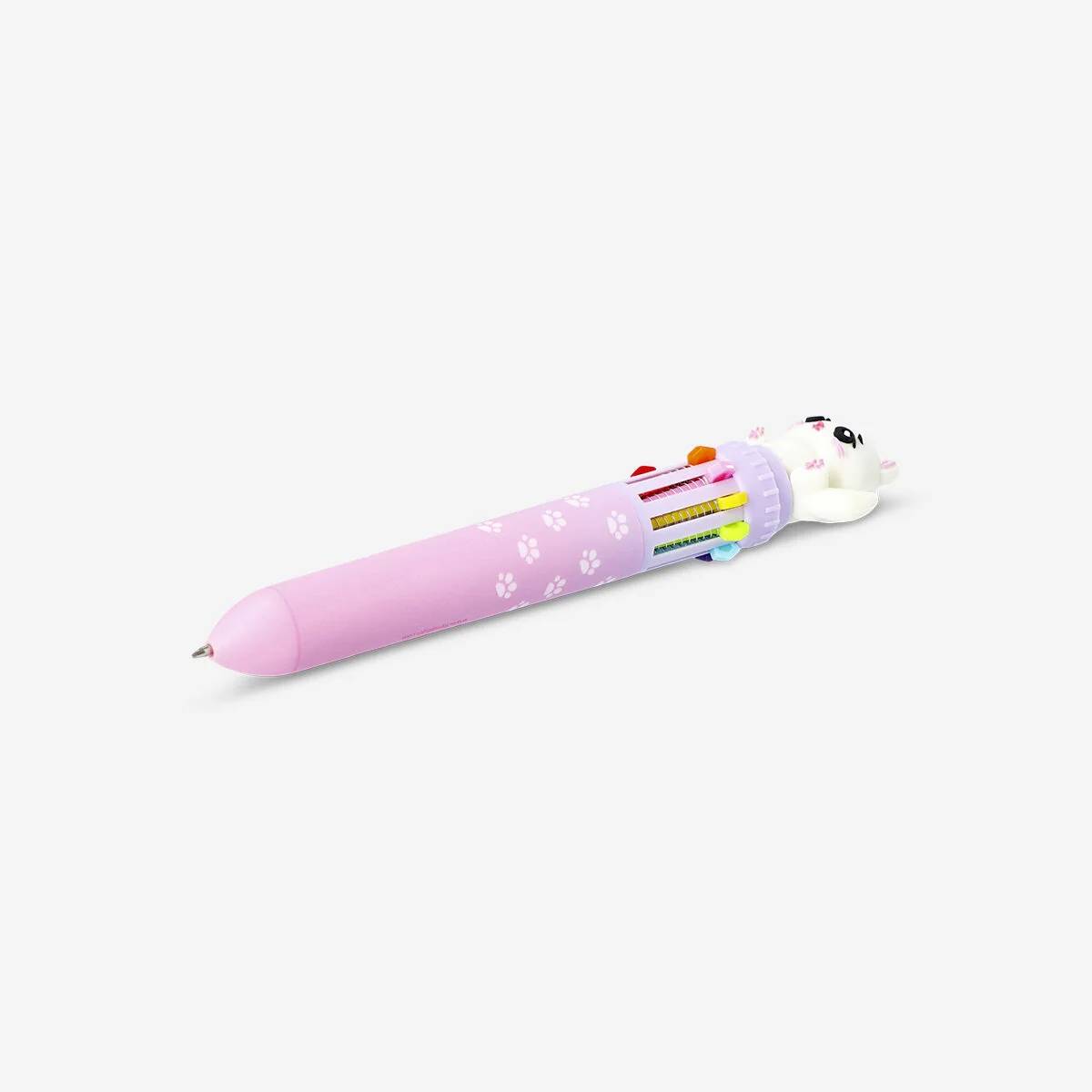 Pen Push W. 10 Colours Cat