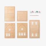 Diy Gingerbread House Wood Tall