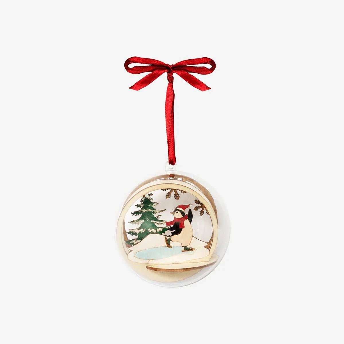 Diy Chirstmas Bauble W Wooden Ornament P