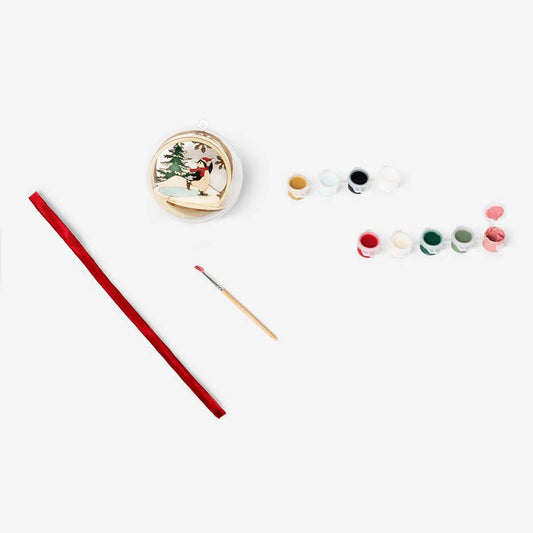 Diy Chirstmas Bauble W Wooden Ornament P