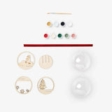 Diy Chirstmas Bauble W Wooden Ornament P