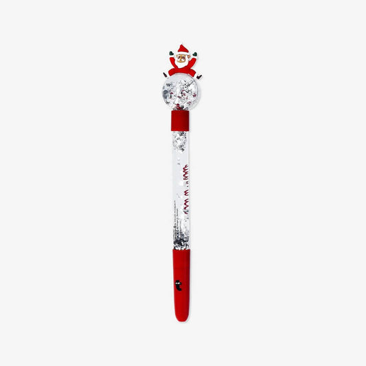 Pen Snowglobe Santa (In)