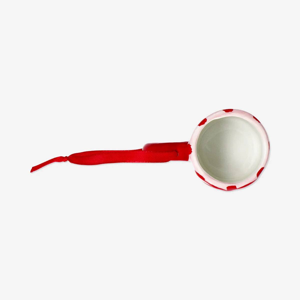 Ornament Mini Mug W Bow (In)