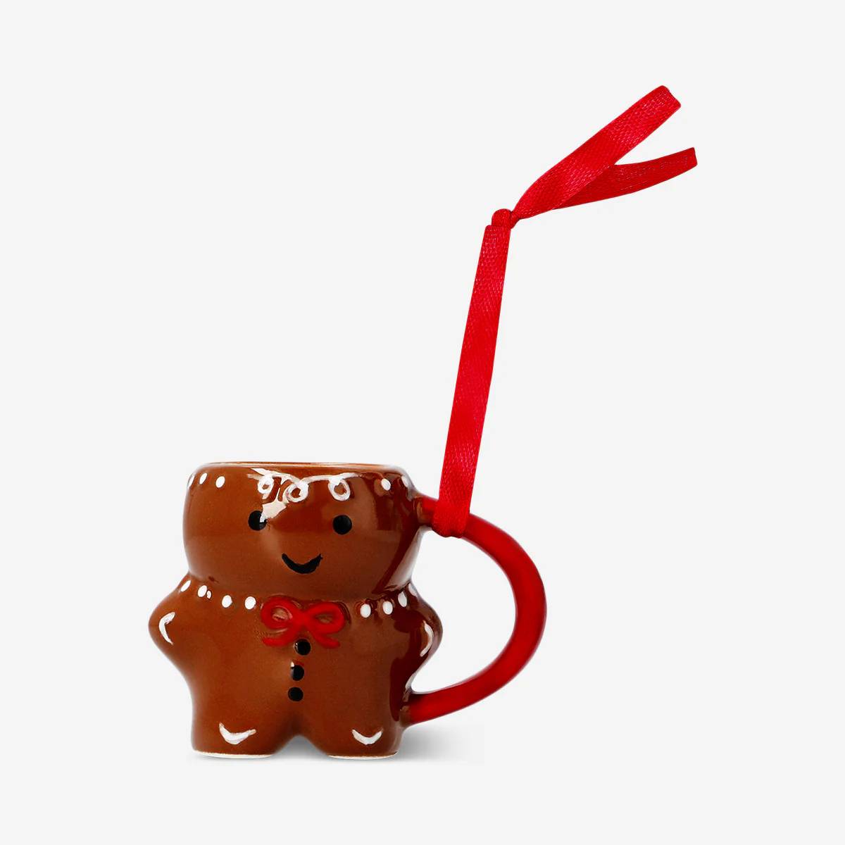 Ornament Mini Mug Gingerbread Man (In)