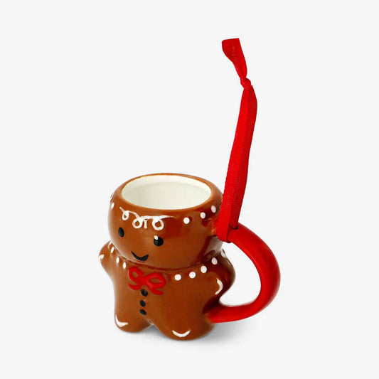 Ornament Mini Mug Gingerbread Man (In)