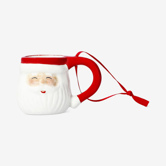 Ornament Mini Mug Santa (In)