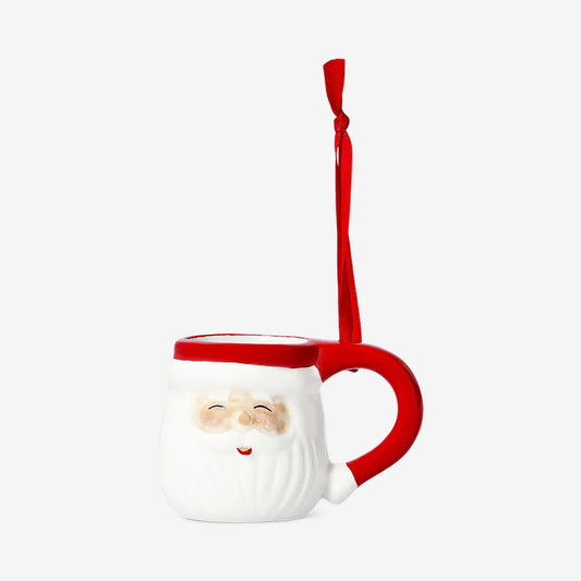 Ornament Mini Mug Santa (In)