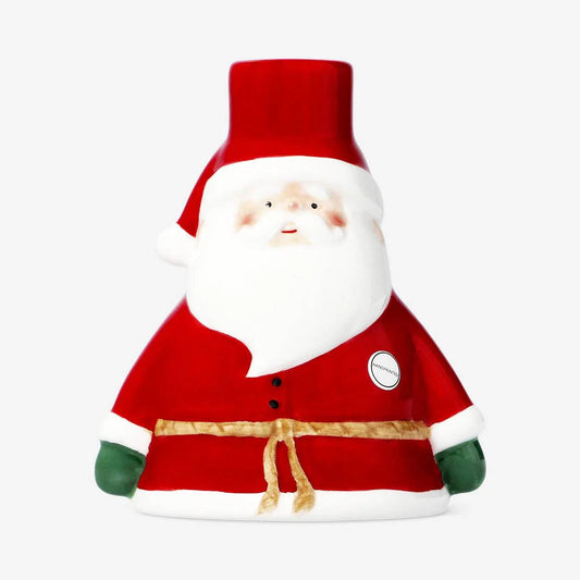 Candle Holder As Santa