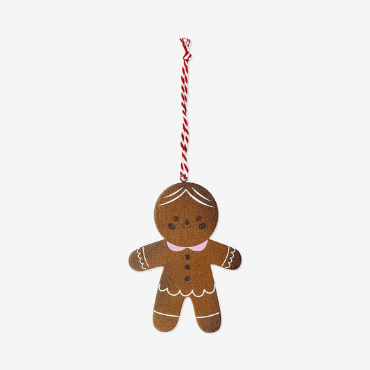 Ornament Gingerbread Man Wood