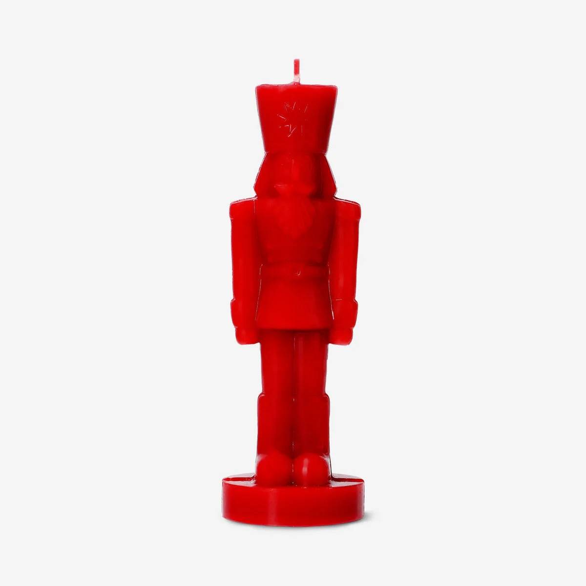 Candle As Nutcracker Red Big