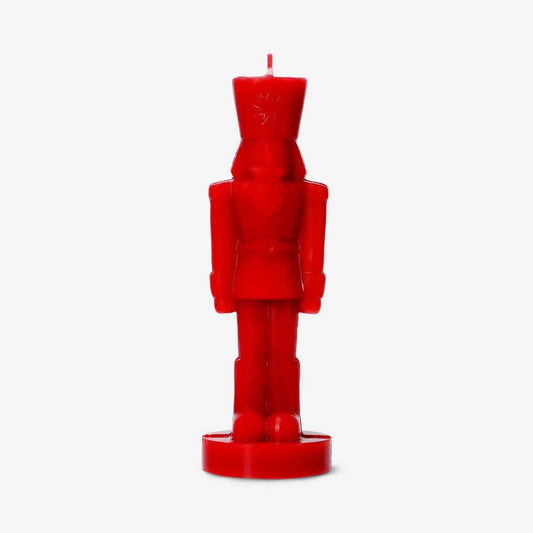 Candle As Nutcracker Red Big