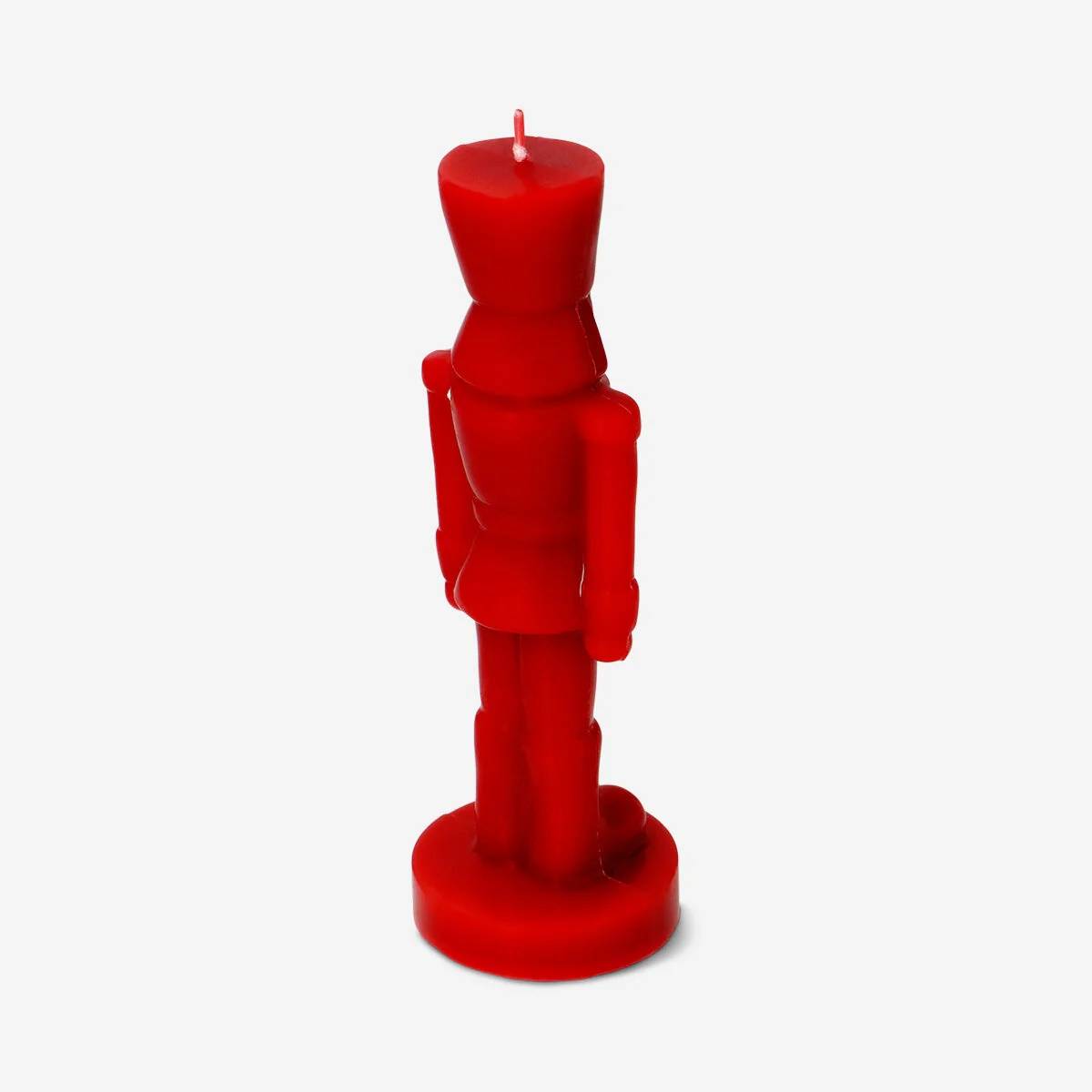 Candle As Nutcracker Red Big