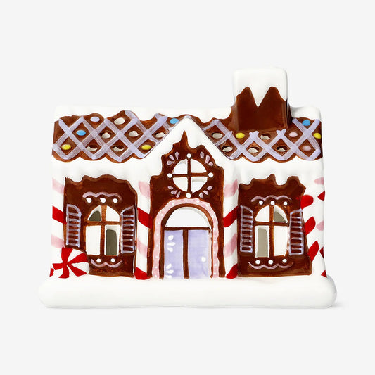 Tealight Holder Gingerbread House Big