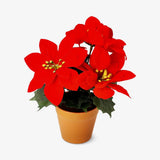 Artificial Christmas Flower Recycled Mat