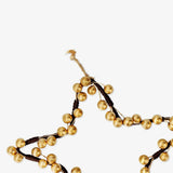 Wreath Star For Door Gold