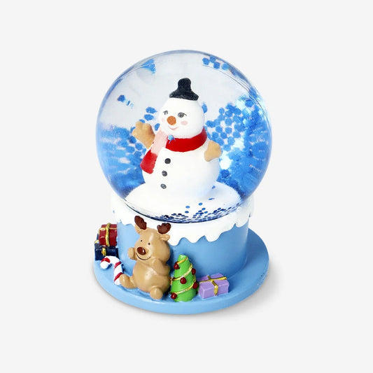 Snow Globe Plastic Snowman Small (In)