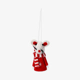 Mouse W Scarf Red Small