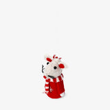 Mouse W Scarf Red Small