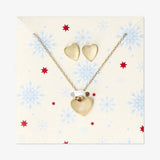 Jewelry Set Earrings And Necklace Heart