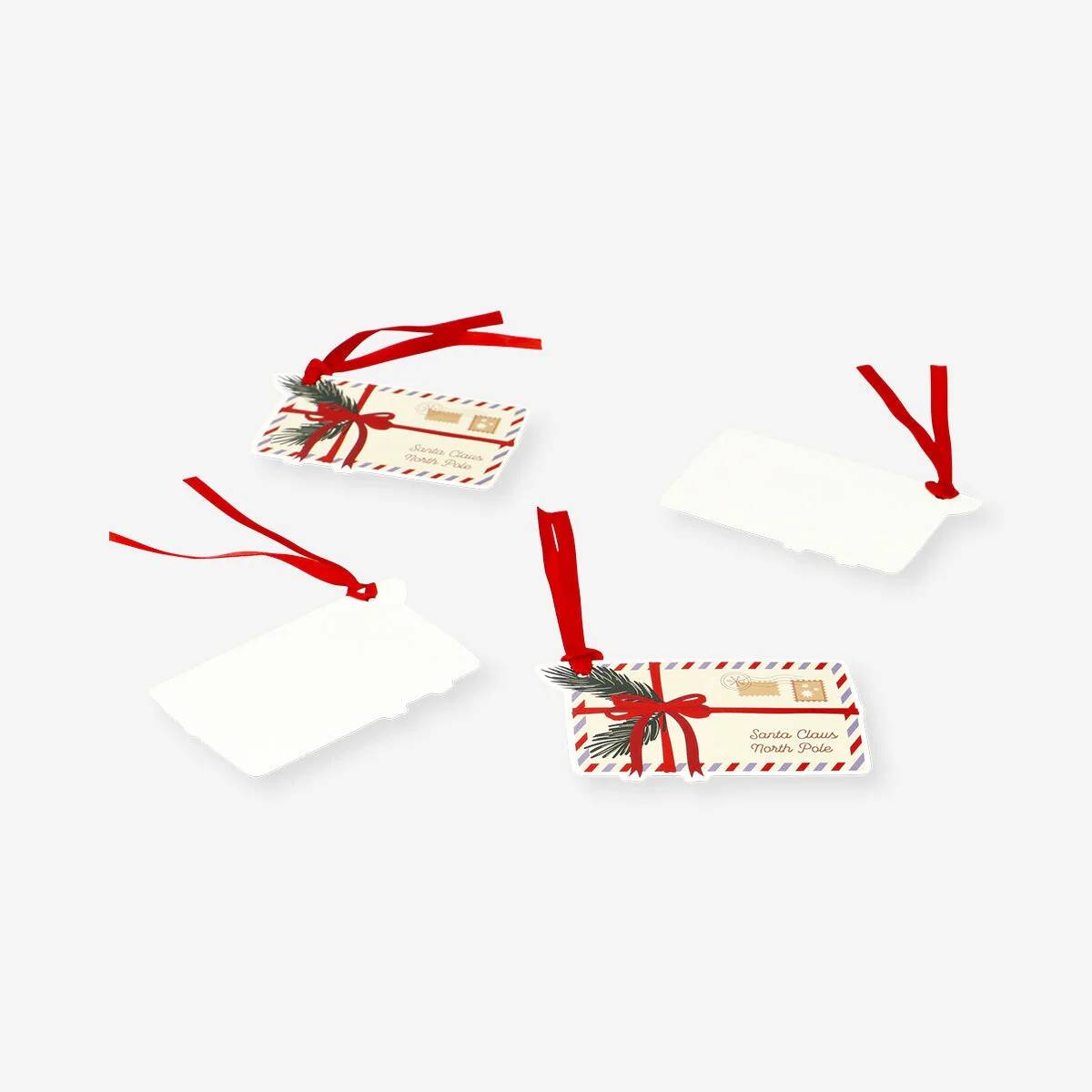 Gift Tag Letter 4 Pcs