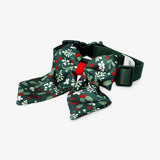 Dog Bow Tie Holly Print