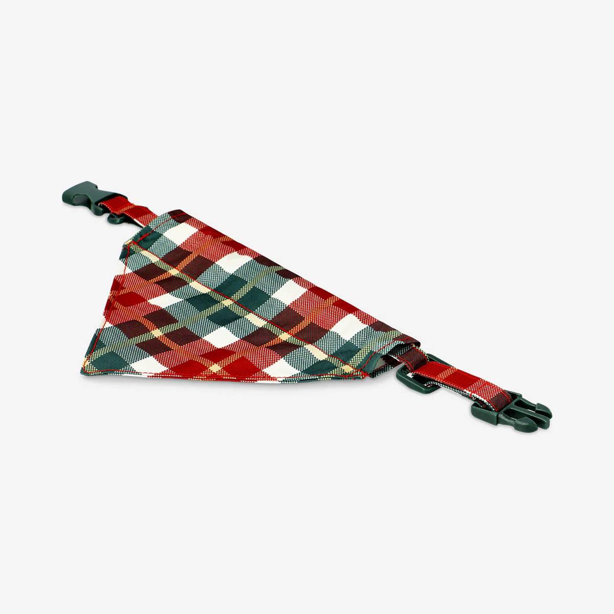 Dog Bandana Checkered Print
