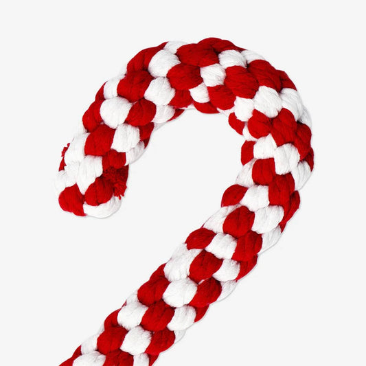 Dog Toy Rope Candy Cane