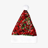 Hat Santa Sequins Red/Green