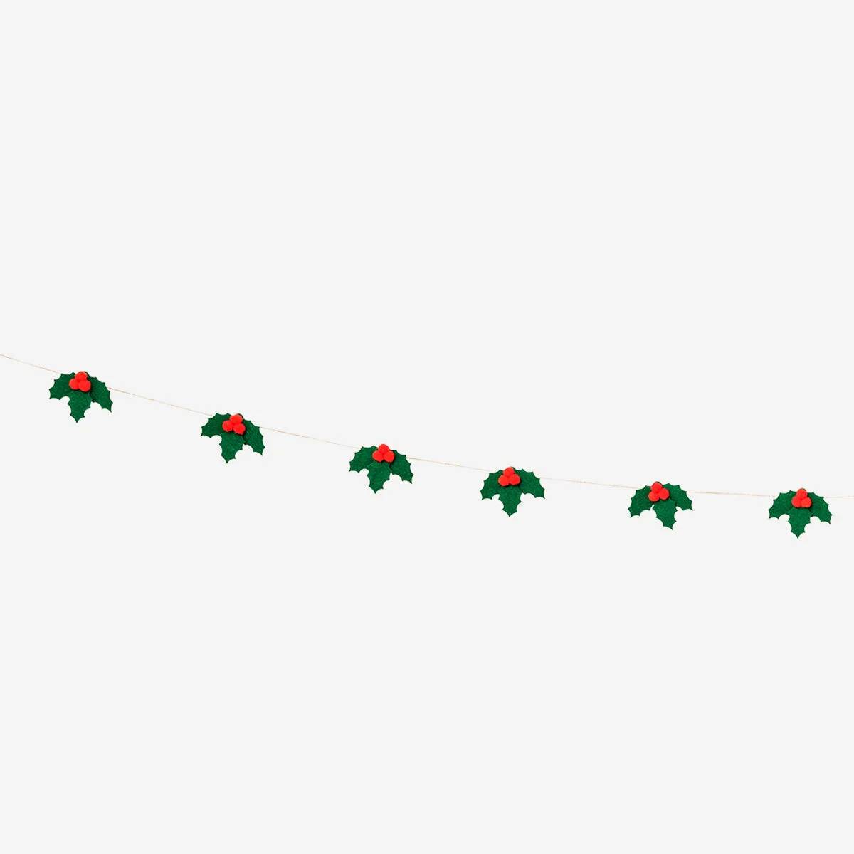 Garland Felt Holly 3M