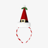 Headband W Small Santa Hat