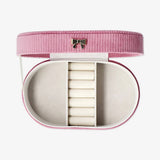 Jewelry Box With Bow Corduroy 22X7X9Cm R
