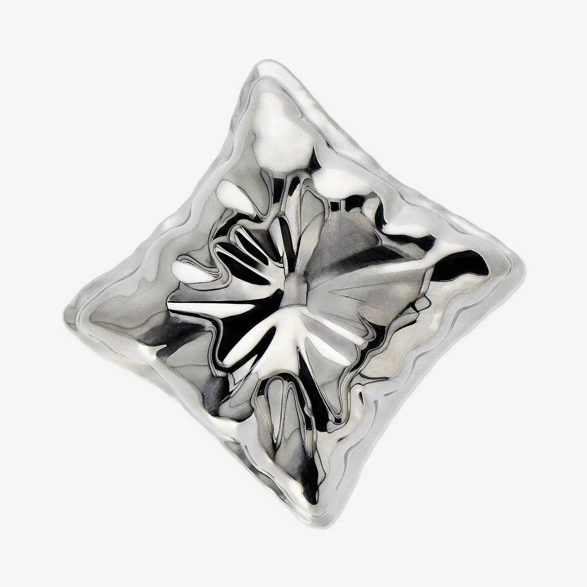 Tray Ceramic Silver As Pouch