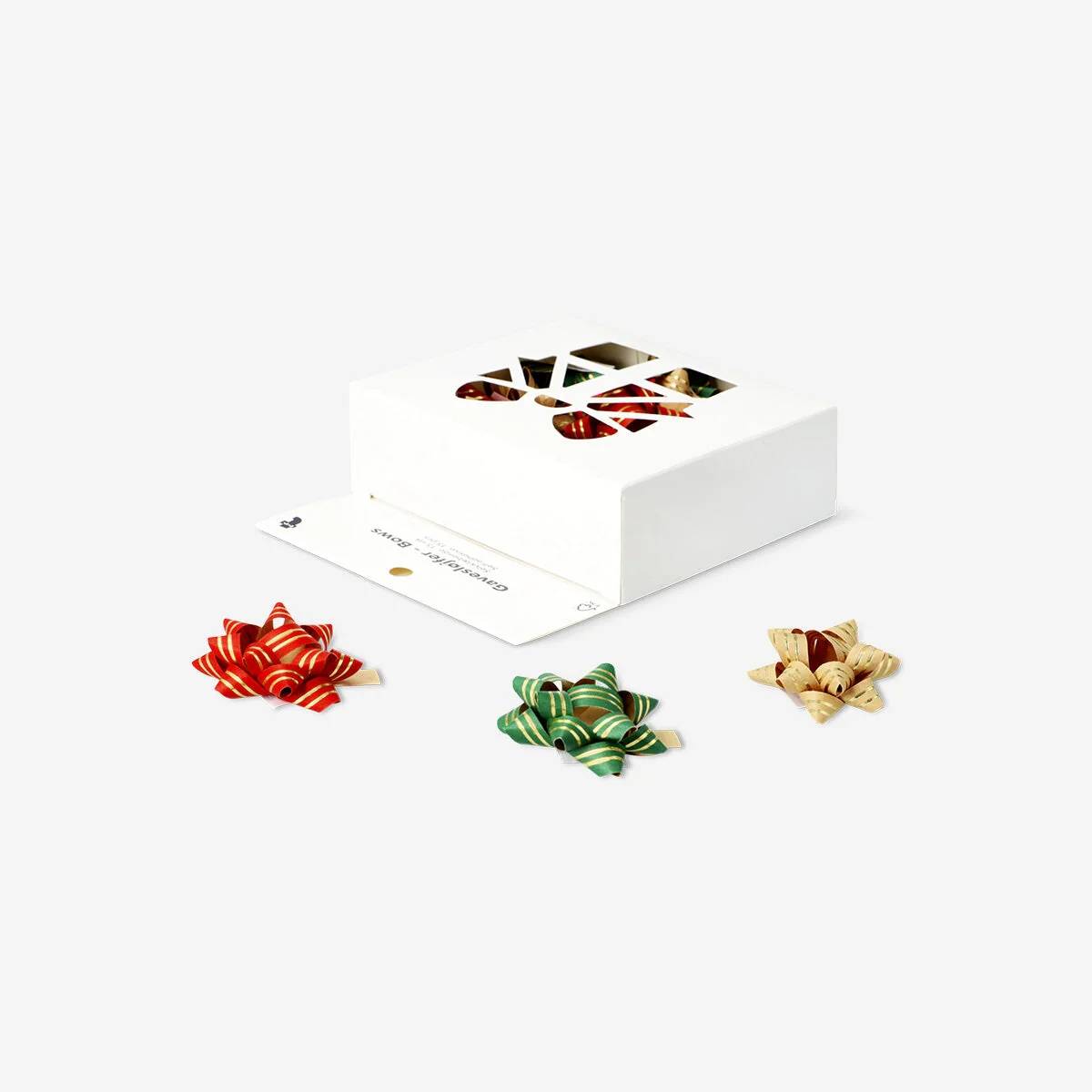 Bow Star Box With Foil 15 Pcs