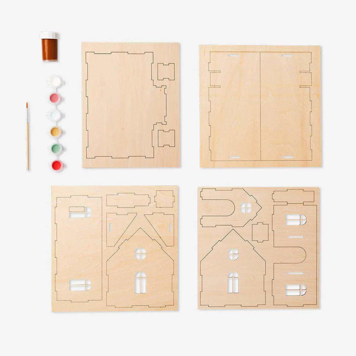 Diy Gingerbread House Wood Short
