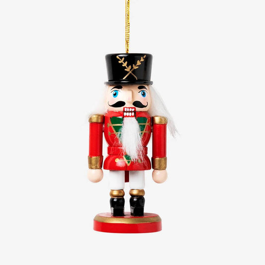 Nutcracker Set Of 2 Green & Red Small