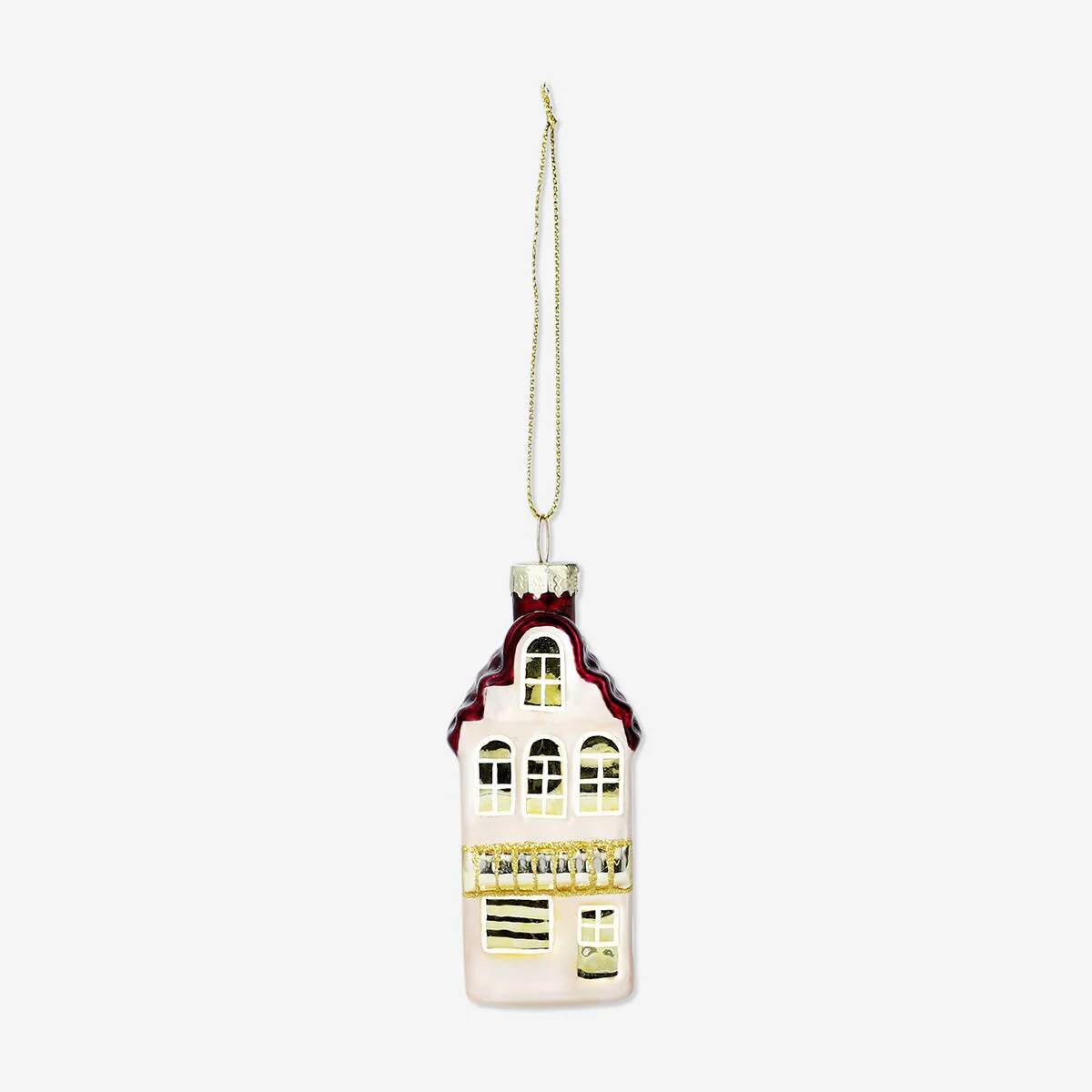 Bauble Glass As House Red (In)