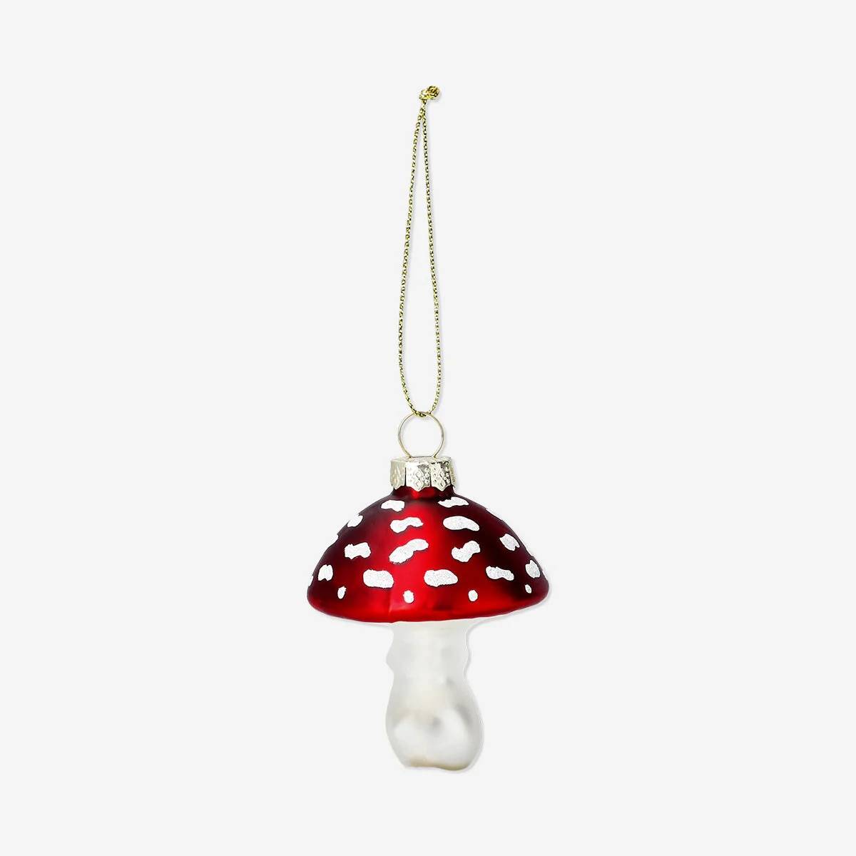 Bauble Glass As Mushroom 1 (In)
