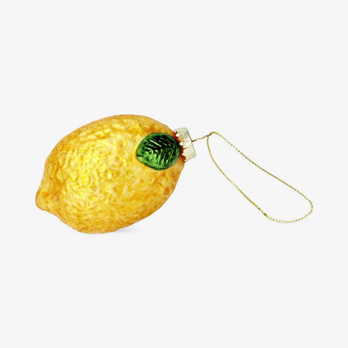 Bauble Glass As Lemon (In)