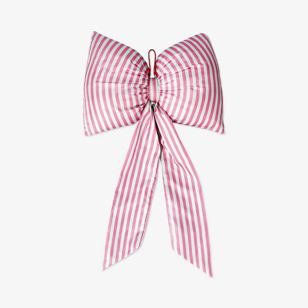 Bow W Filling Pink N Mint Green Stripe