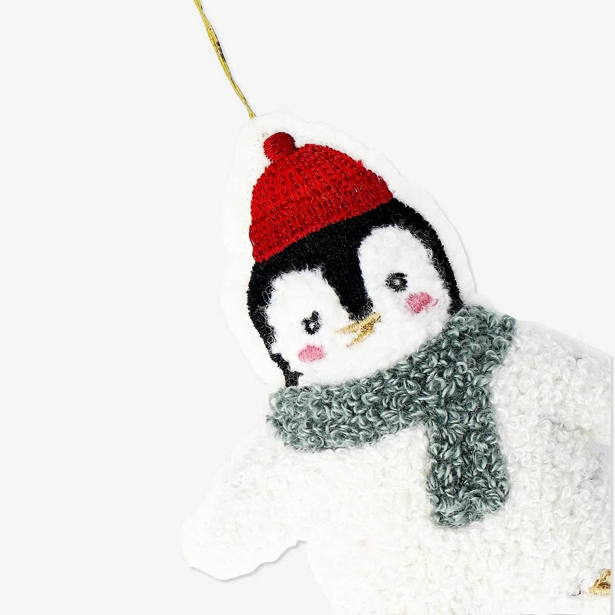 Ornament Penguine Textile (In)
